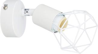 GLOBO Wandleuchte Innen mit Schalter Wandlampe Wandstrahler 54802W-1