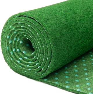 Tapiso Rasenteppich Magic Forest, rechteckig, Höhe: 4 mm, Kunstrasen Balkon Terrasse Garten Outdoor Indoor Wetterfest