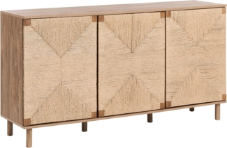 Sideboard mit 3 Türen BONDI Hellbraun
