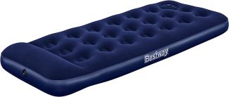 Bestway 'Blue Horizon' Single-Luftbett mit integrierter Fußpumpe, blau, 185 x 76 x 28 cm