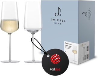 ZWIESEL GLAS machinemade CHAMPAGNER VERVINO 77 MIT MOUSSIERPUNKT (KT2) 122169