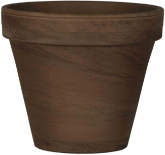 Blumentopf basalt 24/26 cm Ton