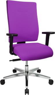 Topstar Profistar 15 Bürostuhl, Schreibtischstuhl, inkl. Armlehnen H1, Stoff, 56 x 67 x 109 cm, violett