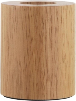 Eglo 99079 Tischleuchte TURIALDO E27 1X28W Holz H:10cm Ø:8,5cm mit Kabelschalter