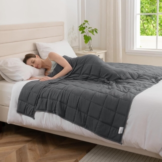 Good Nite Gewichtsdecke für Erwachsene schwere Decke für ruhige Sinne Grau 6 kg 125x180 cm