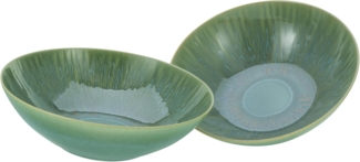 Sea Breeze Grün, Salatschüssel 2-tlg (mo)