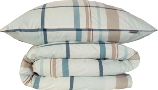 Schiesser Bettwäscheset Ezra - Renforcé - 2-teilig - 135 x 200 cm - Hellpetrol