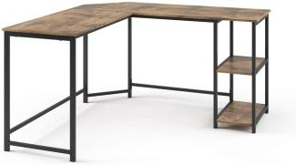 Vicco Eckschreibtisch Computertisch Schreibtisch Fyrk L-förmiger Bürotisch Tisch