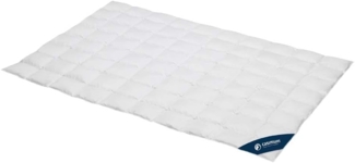 casimum Daunenbettdecke COMFORT Decke für Sommer, Winter, Ganzjahr, hergestellt in Deutschland, Füllung: 60% Daunen / 40% Federn, Klasse 1, Downpass zertifiziert, Bezug: 100% Baumwolle, Bettdecke 135x200 cm, 155x220 cm & weitere Größen, nachhaltig