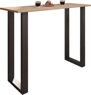 VCM Bartisch Xona 920134 Schwarz / Sonoma-Eiche H. 102 x B. 140 x T. 50 cm