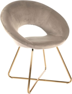 Montemaggi Sessel, Leder, Beige, 71 x 59 x 84 cm MEP39T