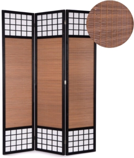 CREEDWOOD Paravent JAPANISCHER RAUMTEILER "OSAKA", 170x120 cm, 3-teilig, Shoji Paravent