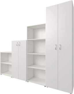 möbelando Büro-Set Trio 2345, (4-tlg), 228 x 186,5 x 34,5 cm (B/H/T)