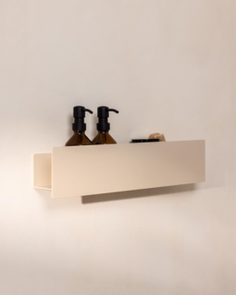 Metallbude Duschablage SHEA aus Aluminium, ohne Bohren, Badorganizer, Duschzubehör, Duschregal