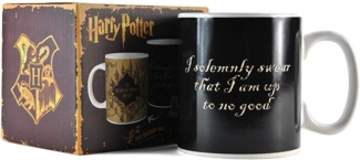 Harry Potter MUGBHP02 Kaffeetasse, Keramik, schwarz, 9 x 9 x 10 cm