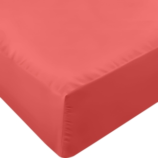 Utopia Bedding Spannbettlaken für Kingsize-Bett, Spannbetttuch, Tiefe Tasche, weiche Mikrofaser, einlauf- und lichtbeständig, pflegeleicht, nur 1 Spannbetttuch (Koralle)