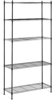 Royal Catering Standregal Metallregal Küchenregal Lastenregal 35 x 90 x 180 cm 150 kg schwarz