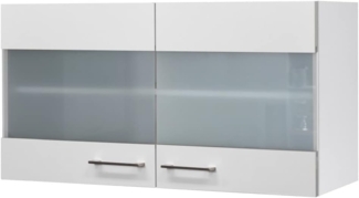 Flex-Well Glashängeschrank Kopenhagen (B x H x T) 100 x 54,8 x 32 cm, mit Stollenglastüren