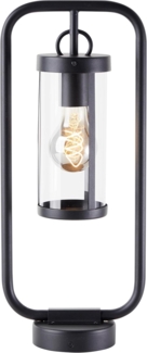 Brilliant AG Leuchten 44292-06 Sidney Außensockelleuchte 48cm schwarz transparent IP44