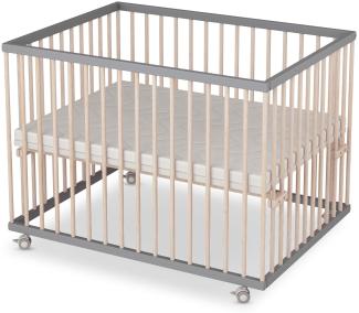 Sämann® Baby Reisebett faltbar 60x120 cm natur inkl. Faltboden