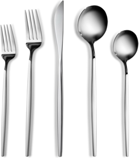 Karaca Besteck-Set Karaca Orion Platin 30-teiliges Besteckset für 6 Personen Stahl (30-tlg), 1 Personen
