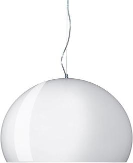 Kartell Small Fl/Y, Suspension Lamp, Weiß Undurchsichtig