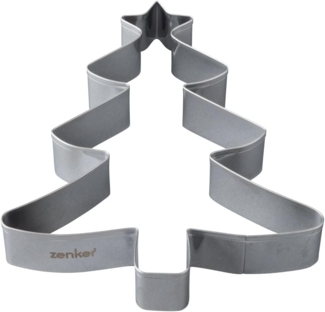 Zenker Ausstecher XXL Tannenbaum 16,8 x 13,8 x 2,6 cm Ausstechform Plätzchenform