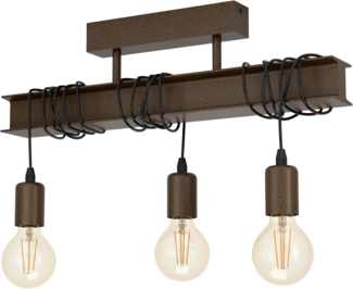 Eglo 43522 Hängeleuchte TOWNSHEND 4 antik-braun E27 3X40W L:55cm B:14cm H:26cm dimmbar