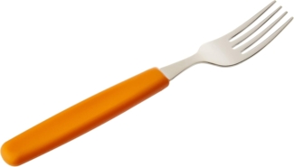 Victorinox Swiss Classic Tafelgabel, Rostfreier Stahl, Swiss Made, Ergonomischer Griff, Spülmaschinengeeignet, Orange, 19.8 x 2.29 x 1 cm