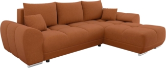 Ecksofa Lonkor mit Bettkasten und Schlaffunktion (Farbe: Velo 627)