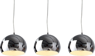 riess-ambiente Hängeleuchte CHROMAGON silber weiß, ohne Leuchtmittel, Wohnzimmer · Metall · Esszimmer · Modern Design