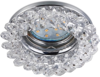 Kronleuchter LIVIA 3 flammig stehend in Schwarz / Gold Ø 46cm