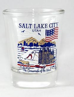 Salt Lake City Utah Great American Cities Collection Shot Glas