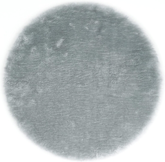 andiamo Lambskin Sitzkissen, Polyester, Hellgrau, rund 40 cm