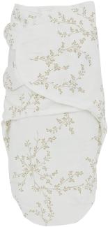 Meyco Baby Branches Pucksack, Erstausstattung Neugeborene (Pucktuch für Babys ab 4-6 Monaten, weicher Schlafkomfort, atmungsaktiv und feuchtigkeitsabsorbierend, Einschlafhilfe), Sand