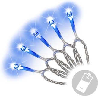 Nipach LED-Lichterkette BI11577 30er LED Lichterkette blau