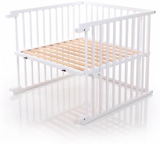 babybay Kinderbett-Umbausatz für babybay Boxspring Comfort Plus, weiß lackiert