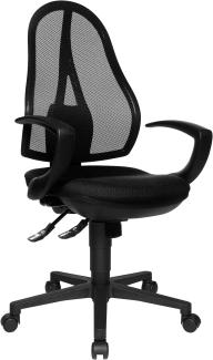 Topstar OP20QG20 Open Point SY, Bürostuhl, Schreibtischstuhl, ergonomisch, inkl. Armlehnen, Stoffbezug, schwarz