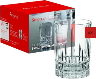 Spiegelau Perfect Serve Collection Small Longdrink Glas, 4er Set, Longdrinkglas, Saftglas, Kristallglas, 240 ml, 4500172