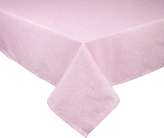 Excelsa Pastel Color Tischdecke, rechteckig, Violett, 140x240 cm, Baumwolle, Polyester
