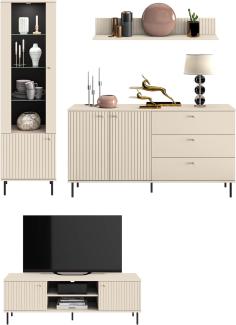 Wohnzimmer-Set Wohnwand SOPHIE 4-teilig