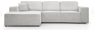 Beautysofa Ecksofa PEDRO, Breite: 267cm, viele Farbvarianten