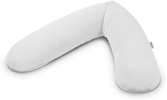 Theraline Bezug für das Original Stillkissen Lichtgrau Musselin