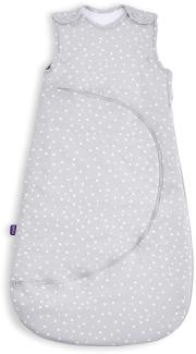 Snuz Pouch Schlafsack Baby - Superweiche Baumwolle, Erleichtert den Nachtwechsel, Ideale Baby Erstausstattung Neugeborene - Perfektes Babyparty Geschenk, White Spots 0-6 Monate, 1 Tog, Sommer