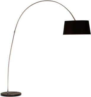 riess-ambiente Bogenlampe FORMA 215cm schwarz / gold, ohne Leuchtmittel, Wohnzimmer · Metall · verstellbar · Modern Design