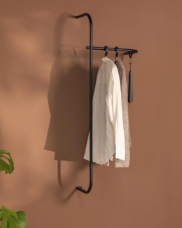 Metallbude Garderobenstange Garderobe TAMINA