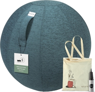 Vluv Stov Stoff-Sitzball Durchmesser 70-75 cm Petrol / Blau- Grün