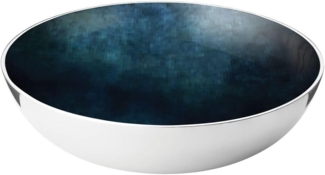 Stelton Stockholm Schale L Horizon, Dekoschale, Aluminium, Emaille, Blau, Ø 40 cm, 451-13