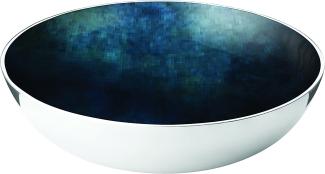 Stelton Stockholm Schale L Horizon, Dekoschale, Aluminium, Emaille, Blau, Ø 40 cm, 451-13