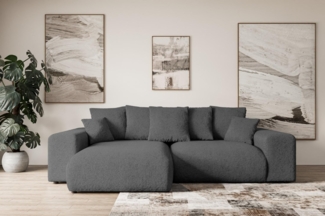 ALTDECOR Ecksofa ESKAR-L, Couch mit Schlaffunktion, Wohnzimmer - Wohnlandschaft, Corner Sofa Bett Eckcouch Couch L-Form Schlafcouch Ausziehbar